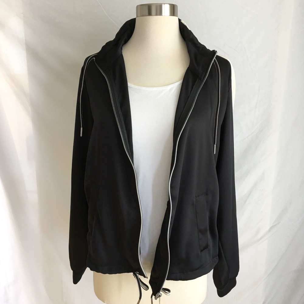 Divided Black Long Sleeve Zip Up Jacket 10